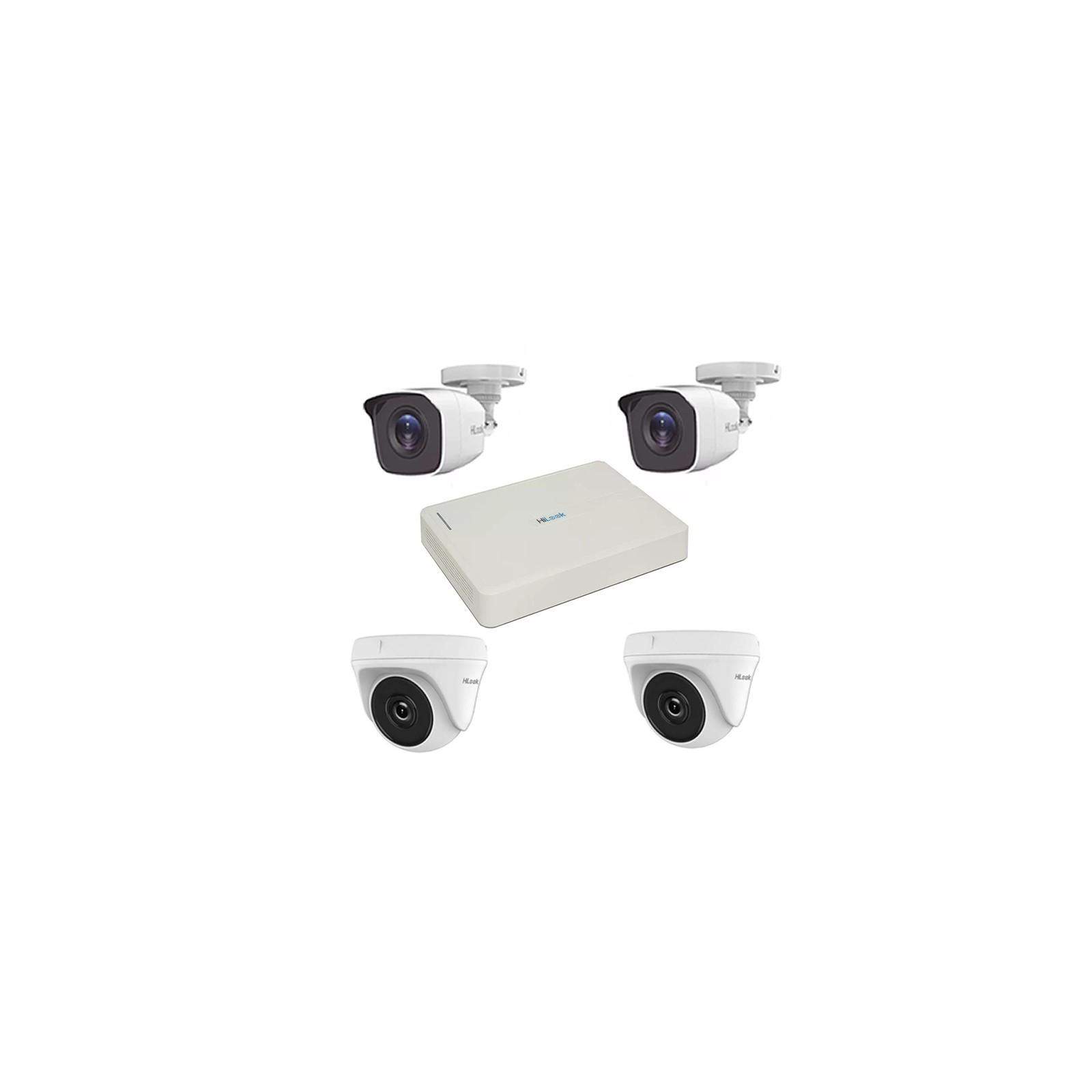Kit Vidéosurveillance à 4 Caméras 2MP Hilook + DVR, ensemble complet Kit Vidéosurveillance à 4 Caméras 2MP Hilook + DVR, ensemble complet