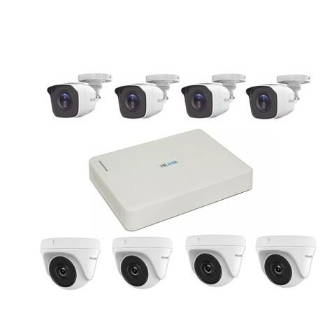 Kit Vidéosurveillance à 8 Caméras 2MP Hilook + DVR, ensemble complet