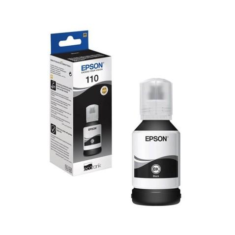 Bouteille d'encre Original Epson EcoTank 110 Noir (C13T03P14A)