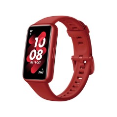 Huawei Band 7, Montre Bracelet Connecté en Rouge