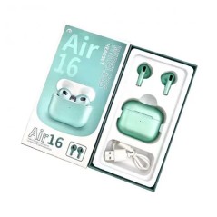 Ecouteurs Sans Fil  Air 16 Bluetooth en Vert