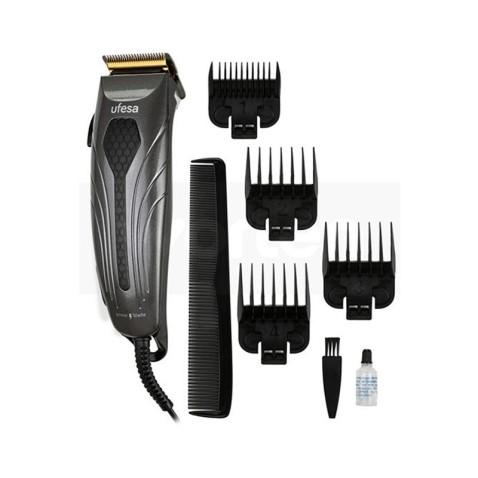 UFESA CP6105, Tondeuse Cheveux Filaire avec Brosse de nettoyage en Gris