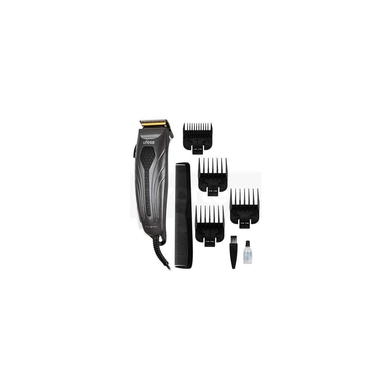 UFESA CP6105, Tondeuse Cheveux Filaire avec Brosse de nettoyage en Gris UFESA CP6105, Tondeuse Cheveux Filaire avec Brosse de nettoyage en Gris