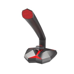 Genesis Radium 200, Microphone Gaming Filaire USB Noir et Rouge
