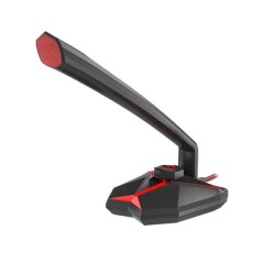 Genesis Radium 200, Microphone Gaming Filaire USB Noir et Rouge