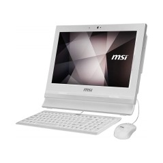MSI PRO 16T 10M, PC All In One Celeron 5205U Ram 4Go 128Go SSD Win11 Pro en Blanc