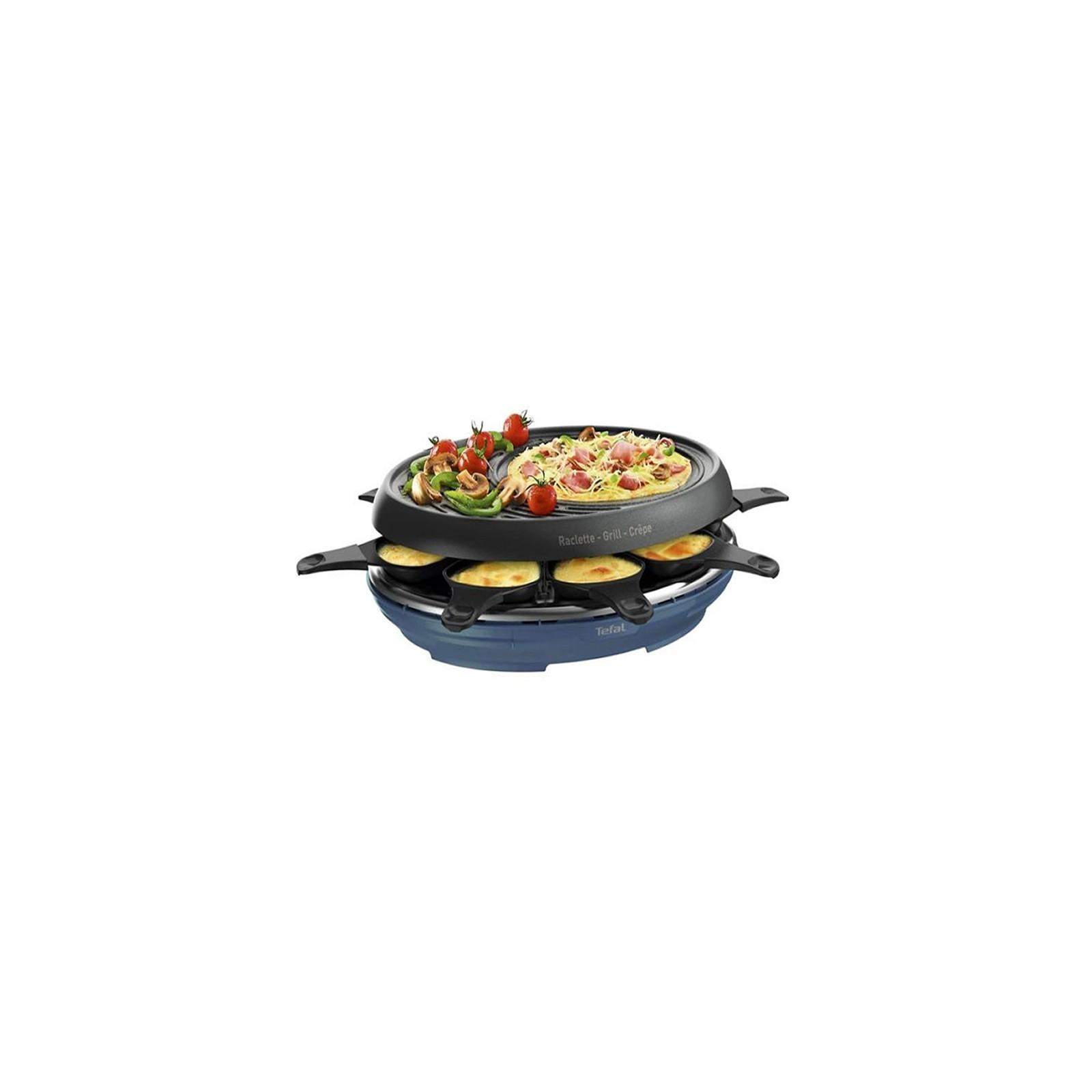 Tefal RE310401, Appareil à Raclette 8 Personnes 1050 Watts + Grill + Crêpière Tefal RE310401, Appareil à Raclette 8 Personnes 1050 Watts + Grill + Crêpière