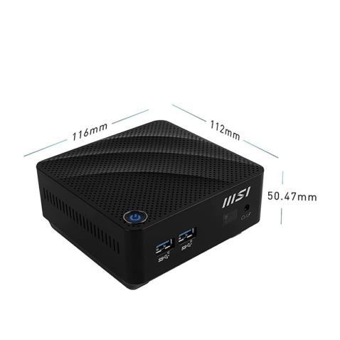 MSI Cubi 5 10M-009BEU, PC de bureau Intel Core i3 10é Gén Intel UHD Graphics Noir