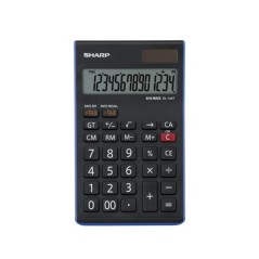 Sharp EL 144T, Machine à calculer à 14 chiffres - bleu
