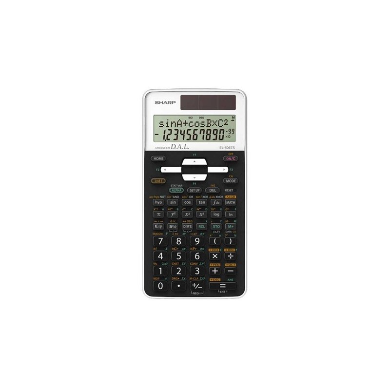 Sharp EL 506TS WH, Calculatrice scientifique 470 fonctions intégrées