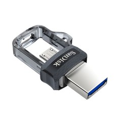 Sandisk Ultra Dual Drive m3.0, clé USB de capacité 128 Go en Noir