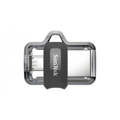 Sandisk Ultra Dual Drive m3.0, clé USB de capacité 32 Go en Noir 