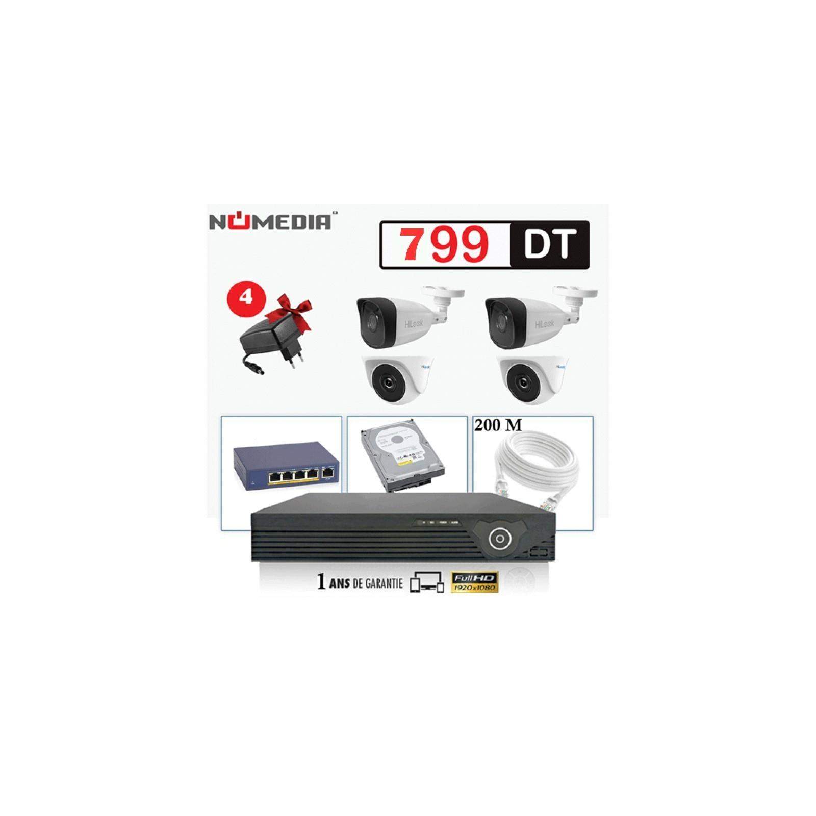 Kit vidéo surveillance IP, PoE Kit vidéo surveillance IP, PoE