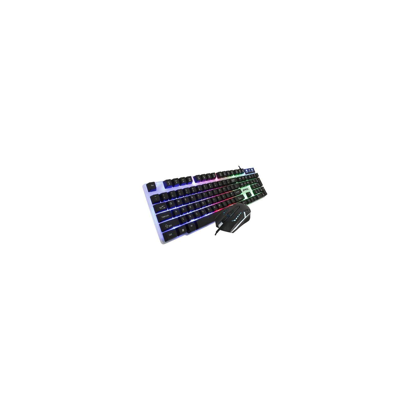 Jedel GK100, Pack Gamer clavier RVB LED + souris 4D Noir Jedel GK100, Pack Gamer clavier RVB LED + souris 4D Noir
