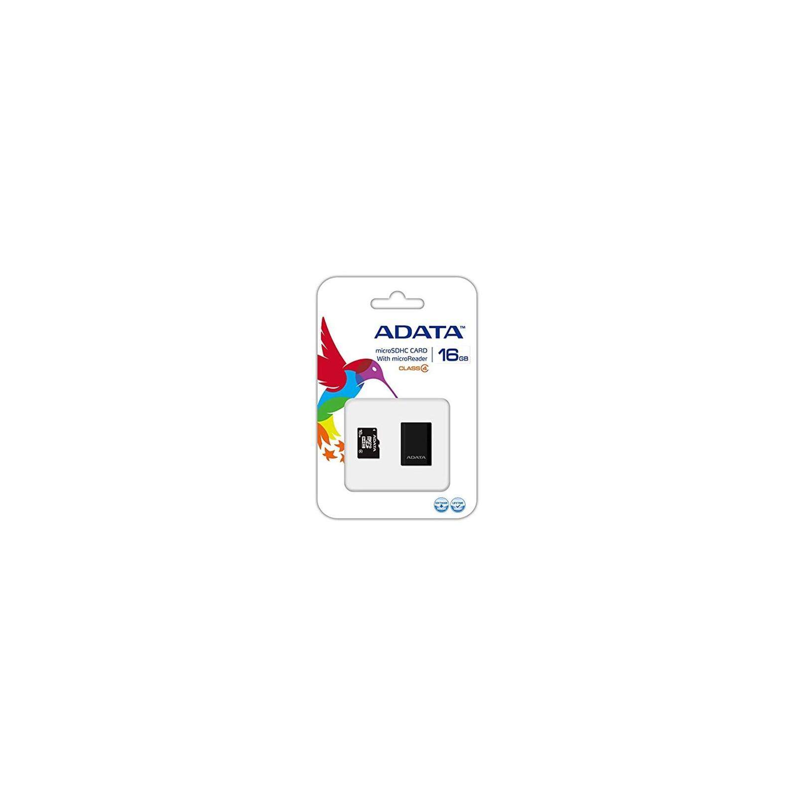 Adata AUSDH16GCL4, Carte Mémoire micro SDHC 16GB Class 4 avec Adaptateur Adata AUSDH16GCL4, Carte Mémoire micro SDHC 16GB Class 4 avec Adaptateur