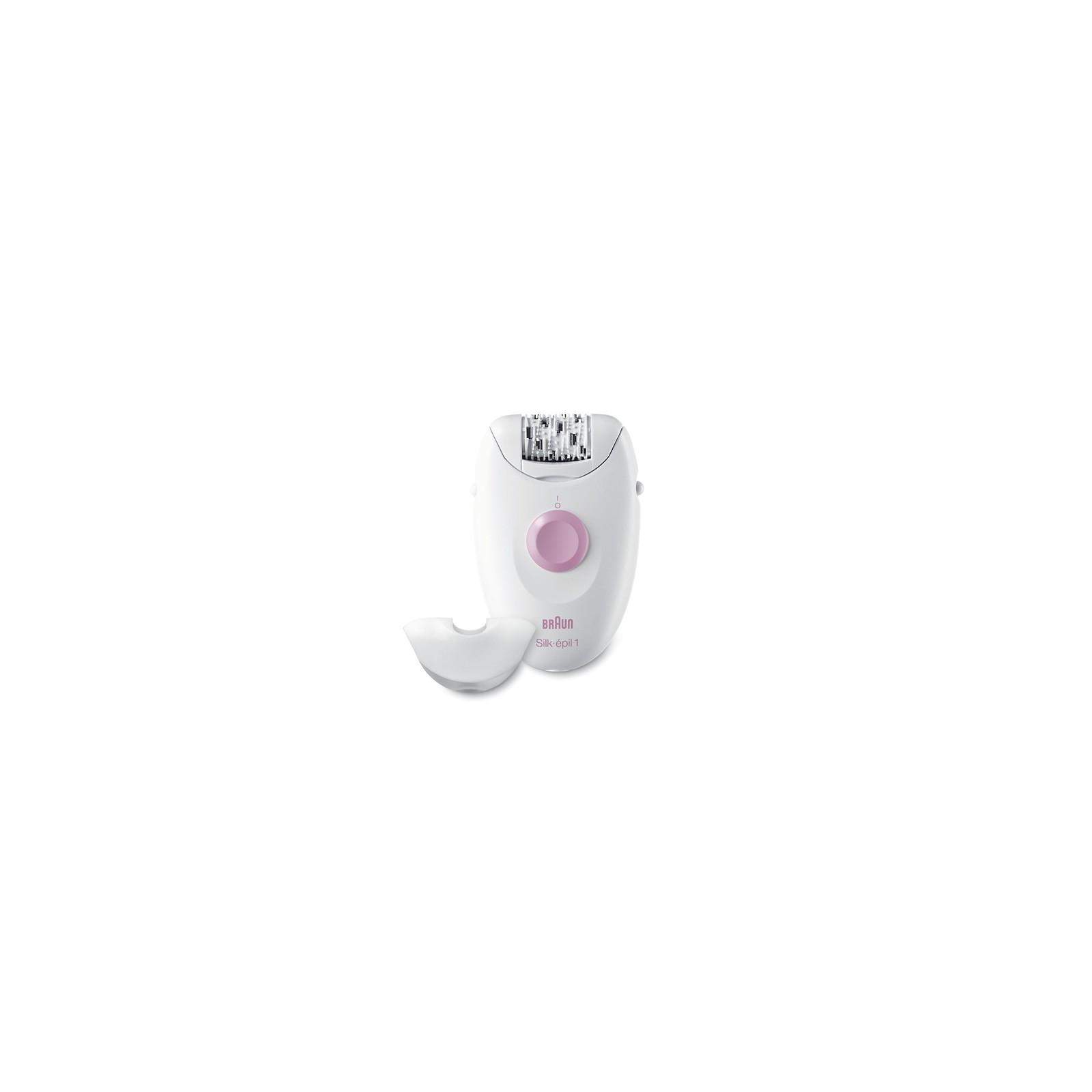 Braun Silk-Épil 1, épilateur Fil et Sans Fil à 20 Pinces en blanc et violet Braun Silk-Épil 1, épilateur Fil et Sans Fil à 20 Pinces en blanc et violet