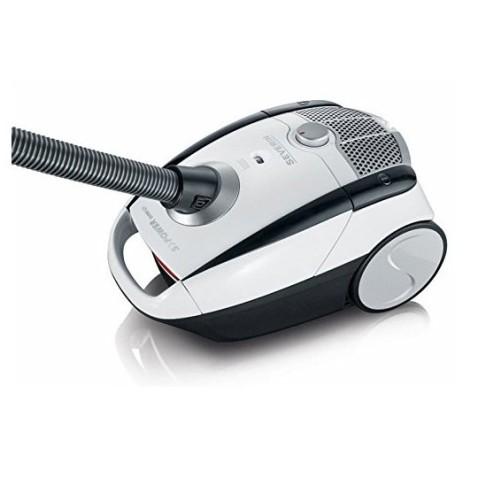 Severin BC7035, Aspirateur Traîneau avec Sac - Blanc et Gris