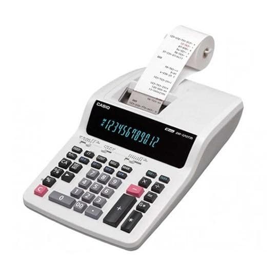 Machine à calculer CASIO DR-120TM-WE à 12 Chiffres
