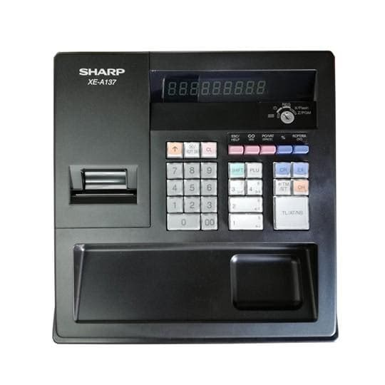 Caisse enregistreuse Sharp XE-A137-BK à 30 touches