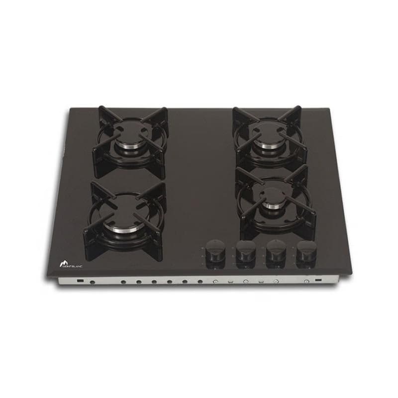 Plaque de cuisson encastrable Montblanc PBS60 à 4 feux 60 cm noir vitrée