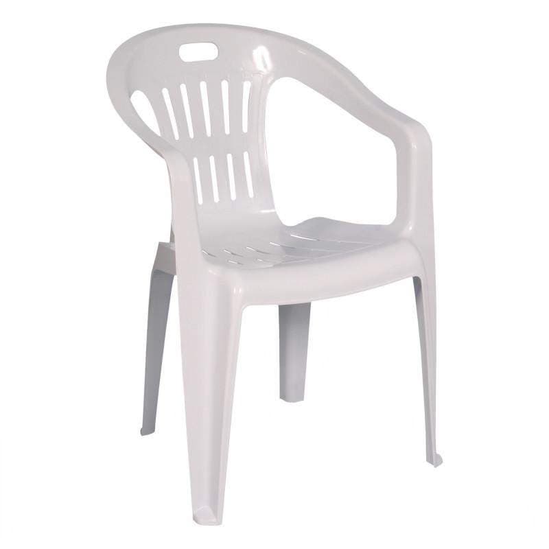 Chaise de jardin Piona en couleur Blanc Lait