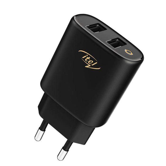 Chargeur ITEL EU ICW-101EC 10W noir double ports