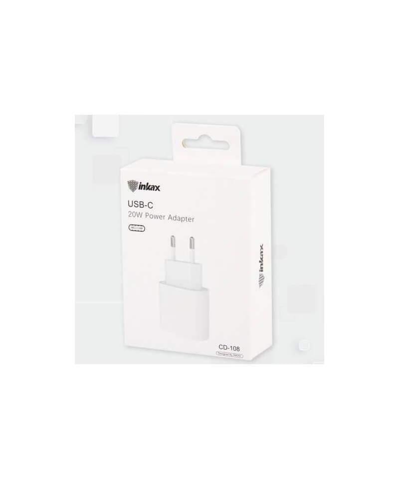 Chargeur INKAX CD 109 USB 20W + Cable IPHONE