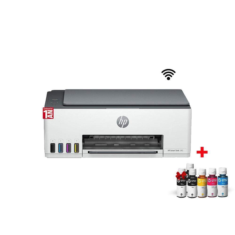 Imprimante HP Smart Tank 580 3 en 1 Couleur Wi-Fi
