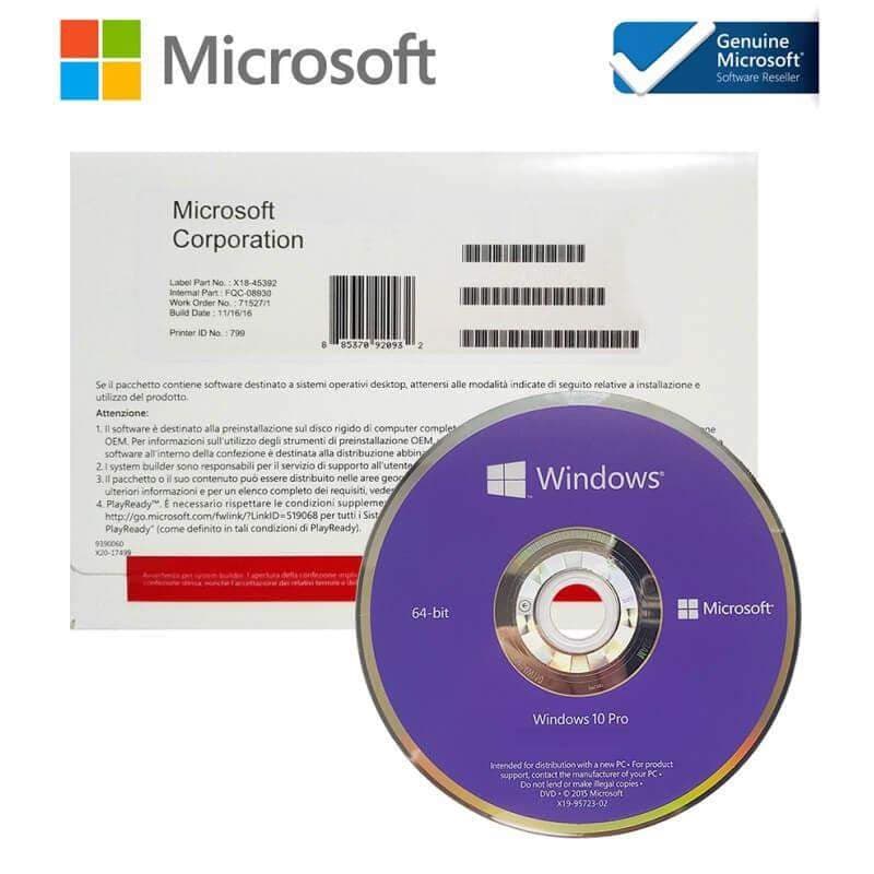 Windows 10 Professionnel 64 Bits OEM