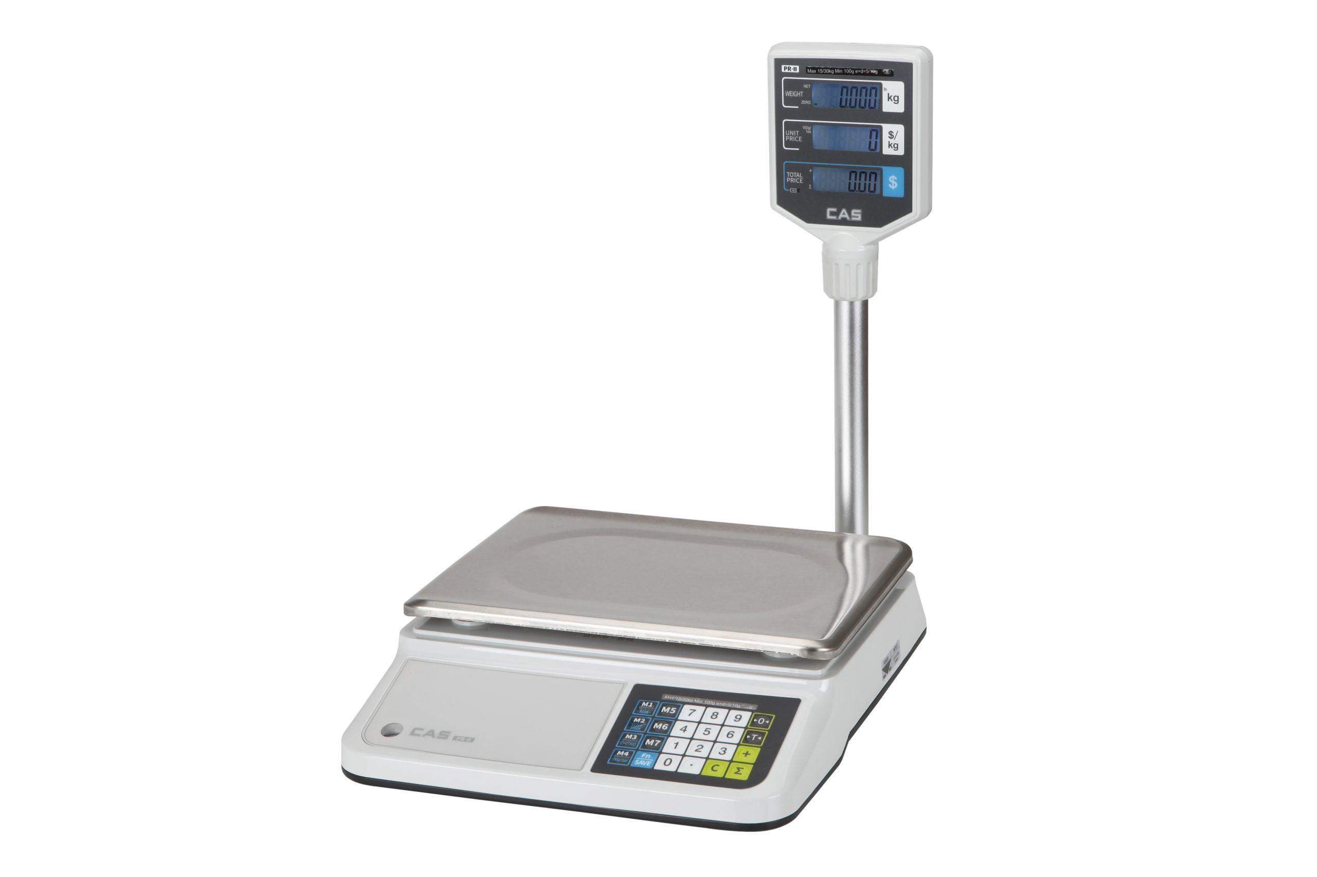 Balance poids-prix Type PRII-P 15 kg avec colonne