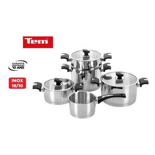 Batterie 8 pièces COSMOS INOX 18/10 TEM