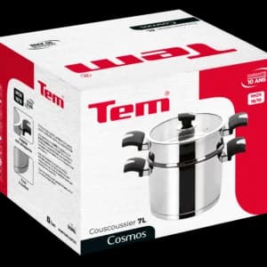 Couscoussier TEM 7 Litres Série COSMOS W40107K