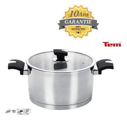 Faitout TEM 18 cm Série Cosmos Inox + couvercle W40118F