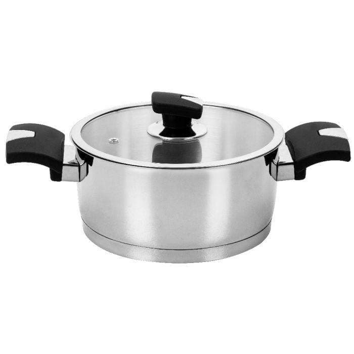 Faitout 22 cm en inox COSMOS TEM W40122F