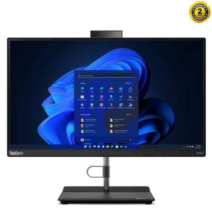 PC de Bureau ALL IN ONE LENOVO ThinkCentre Néo 30a 22 i3 12è Gén 4 Go 256 Go SSD