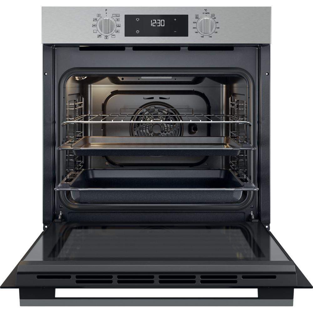 Four électrique Encastrable Whirlpool Inox, Autonettoyant - OMK58HR0X