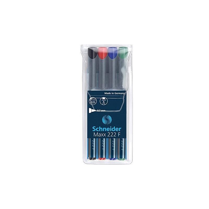 Schneider Maxx-222-F, marqueurs permanents, point de fine