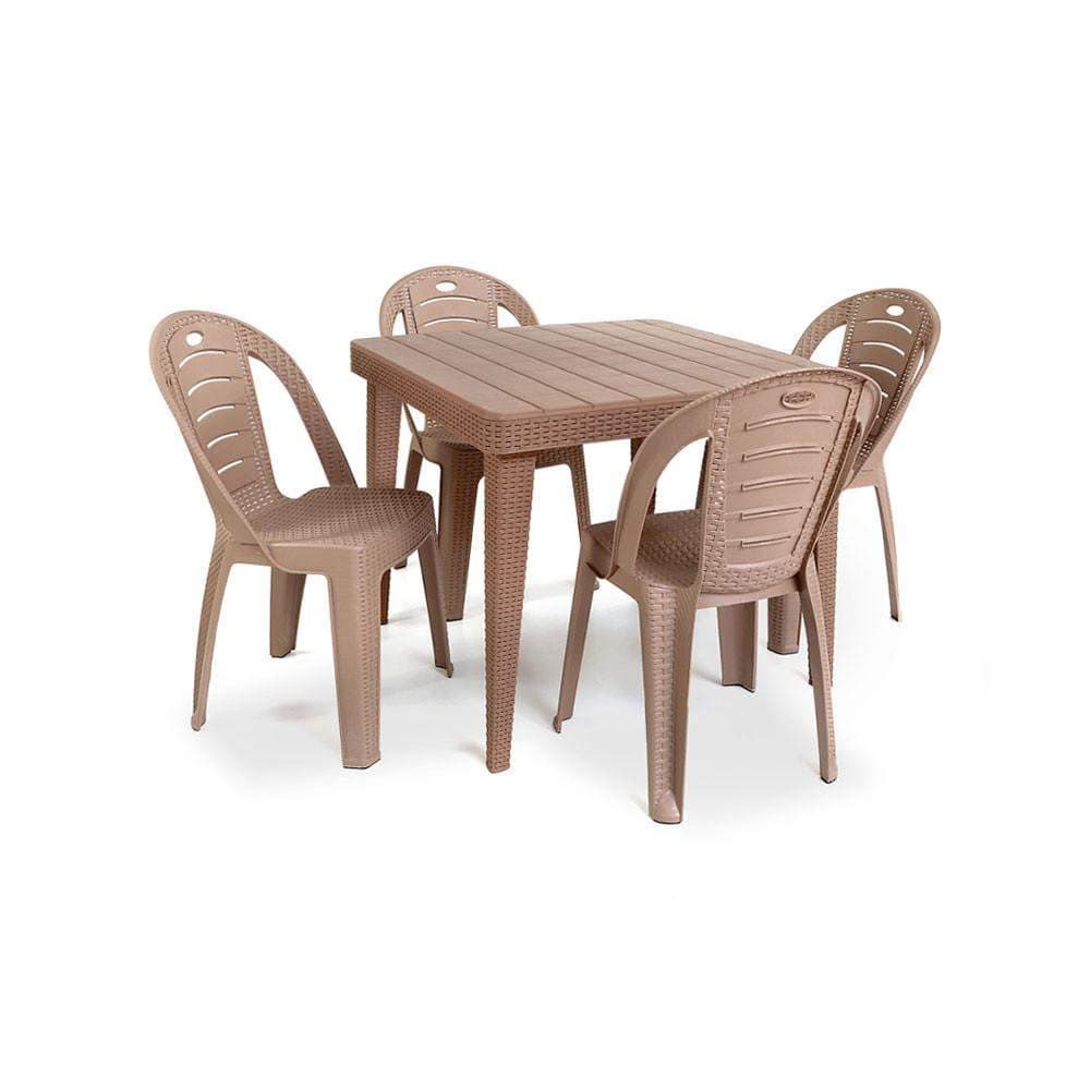 Pack STOCKOLM NAPOLI Table + 4 chaises