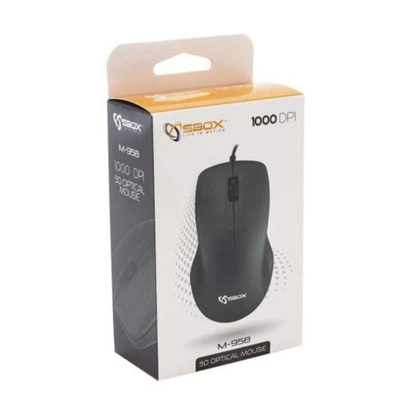 Souris Optique SBOX-M-958B-Noir