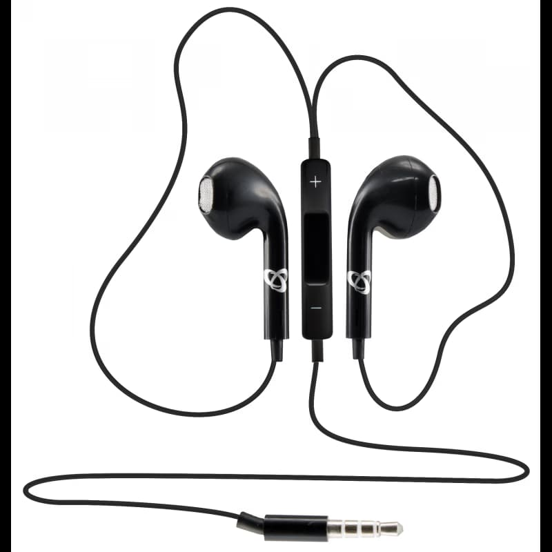 Écouteurs Avec Microphone SBOX IEP-204 - Noir