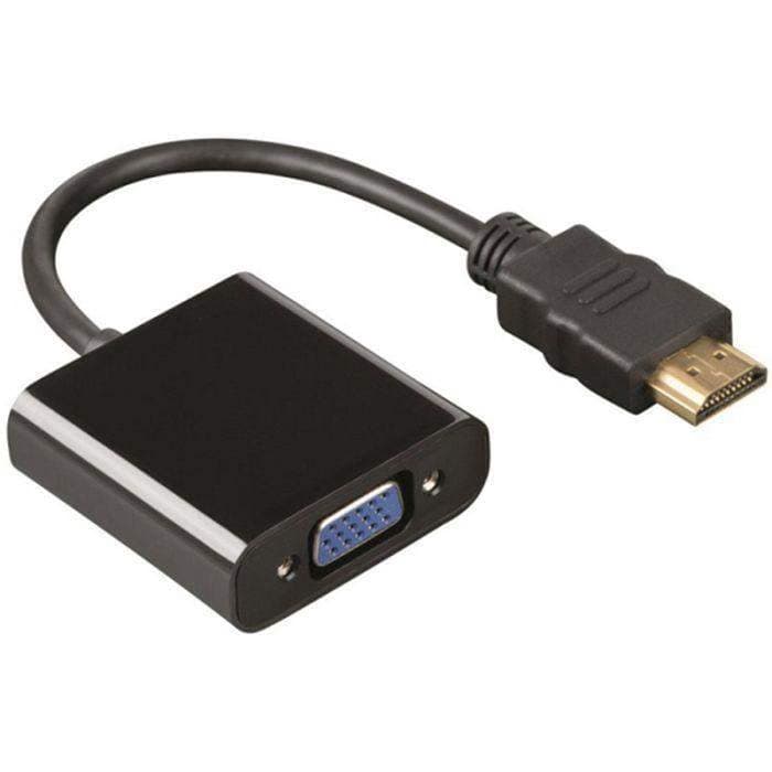 Adaptateur SBOX HDMI M vers VGA F - Noir(AD-HDMI-VGA)