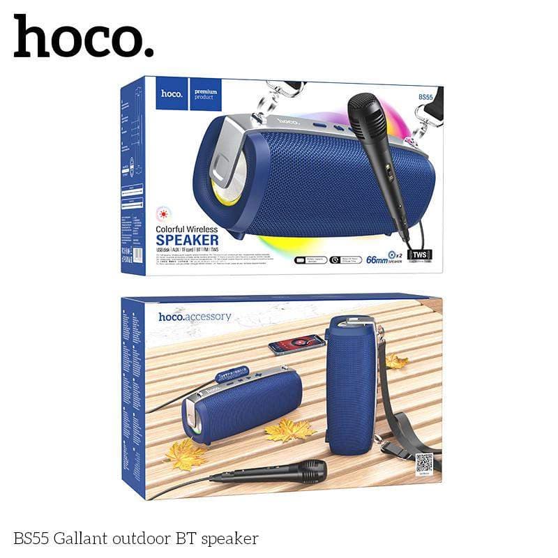 Haut Parleur HOCO 2in1 BT BS55 Bleu