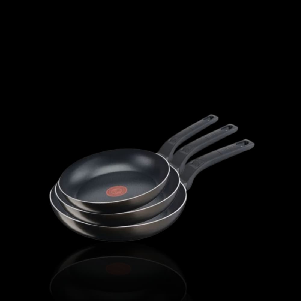 Set de 3 poêles TEFAL de 20 cm 24 cm et 28 cm Tunise