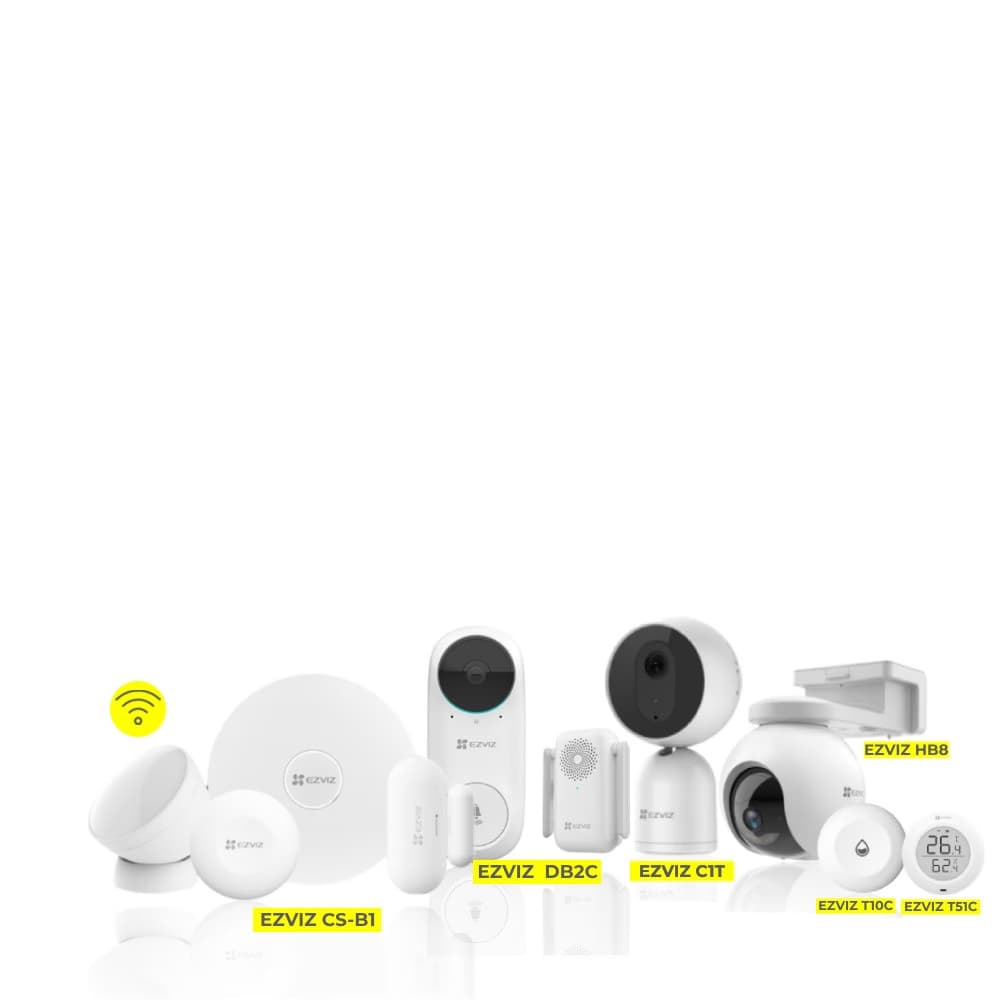 Pack Kit Alarme Smart Ezviz + EZVIZ DB2C KIT - Tunisie