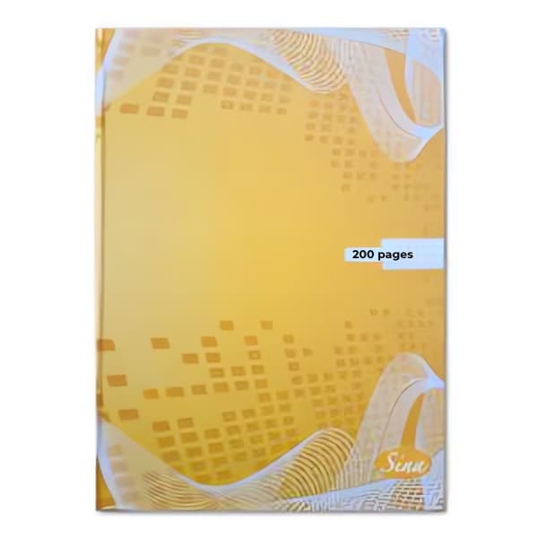 Cahier Registre A4 200 Pages  Sina 5x5