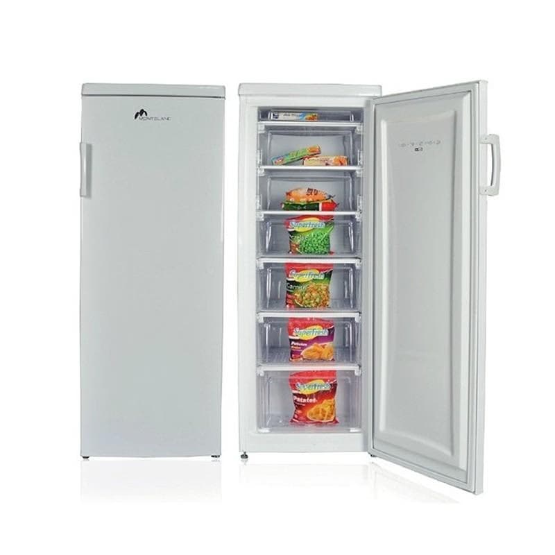 Congélateur vertical Montblanc VCB21.6 capacité 210 litres en Blanc