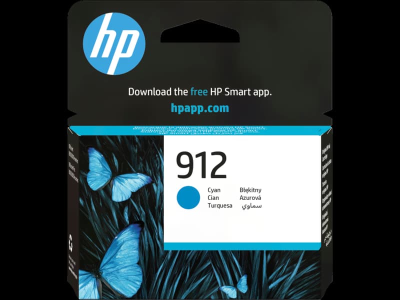 Cartouche d'encre HP d'origine 912 Cyan