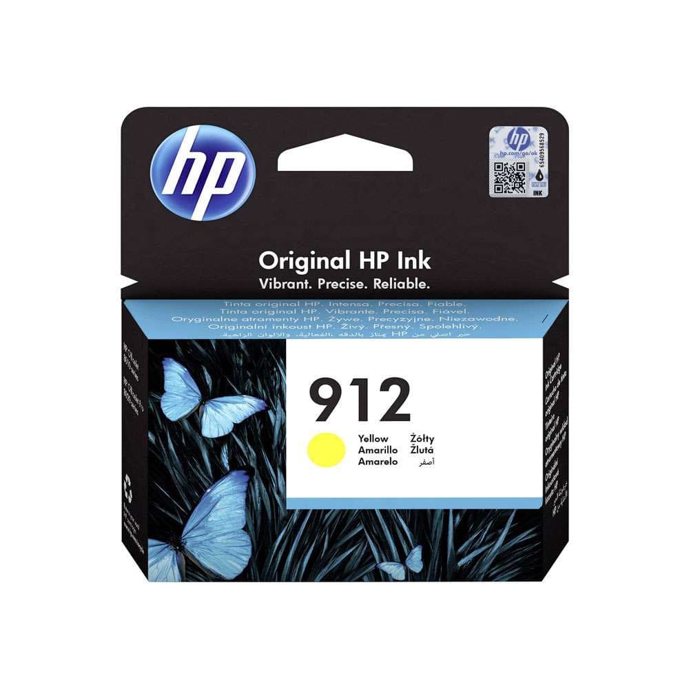 Cartouche d'encre HP d'origine 912 Jaune