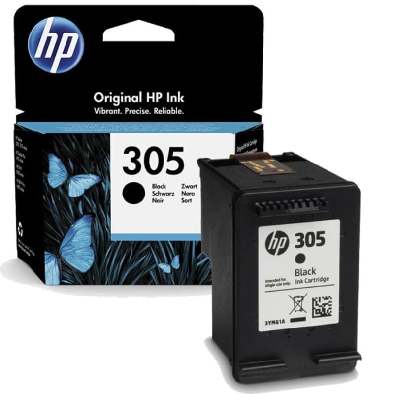 Cartouche d'encre noire originale HP 305 3YM61AE