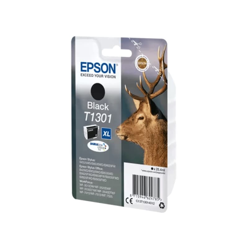 Cartouche Jet D'encre Original noire Epson T1301 (C13T13014012)